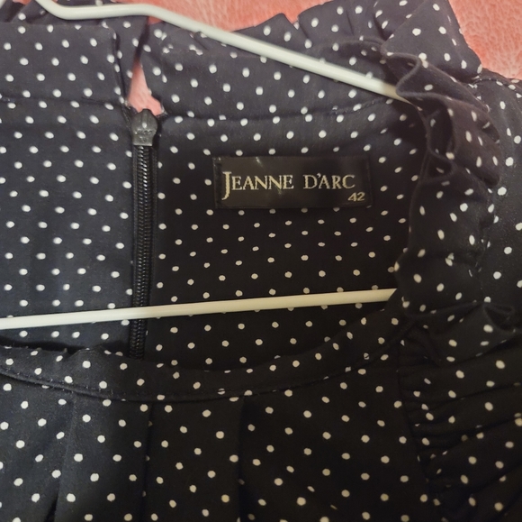 Jeanne D'Arc Vintage Polkadot Dress - Picture 4 of 9